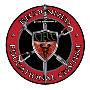 We are a Recognized Educational Partner of the Committee for Tactical Emergency Casualty Care